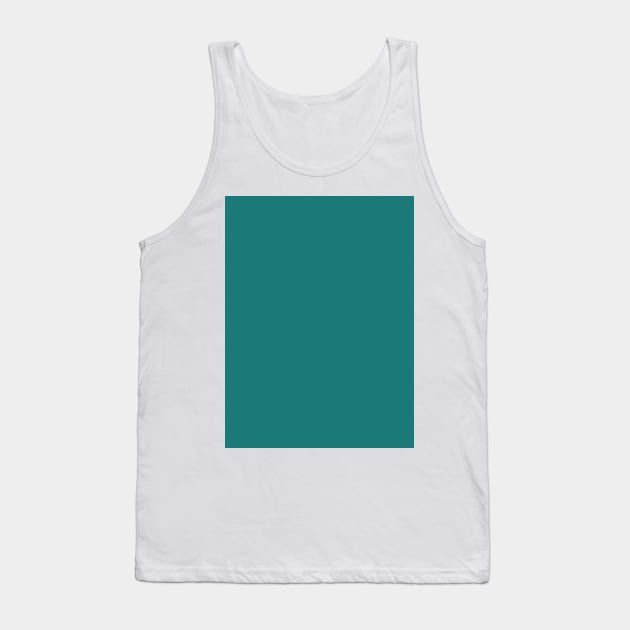 preppy girly fashion modern elegant solid color green Teal Tank Top by Tina